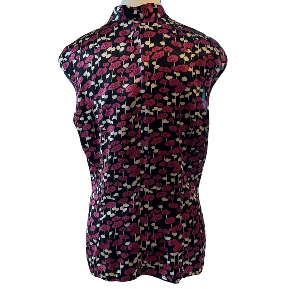 Alfani Chelsea Silk Sleeveless Blouse - Size 12 Petite - NWT - Picture 2 of 3
